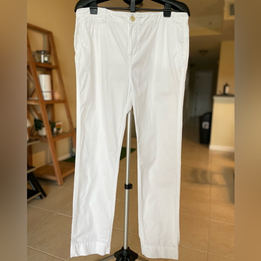Ralph Lauren White Cotton Pants